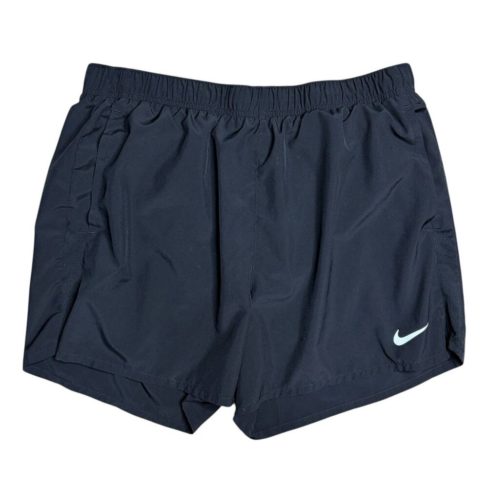 Nike Women's XL Running Shorts Black Dri-FIT Athletic Training Gym Mesh Pockets
